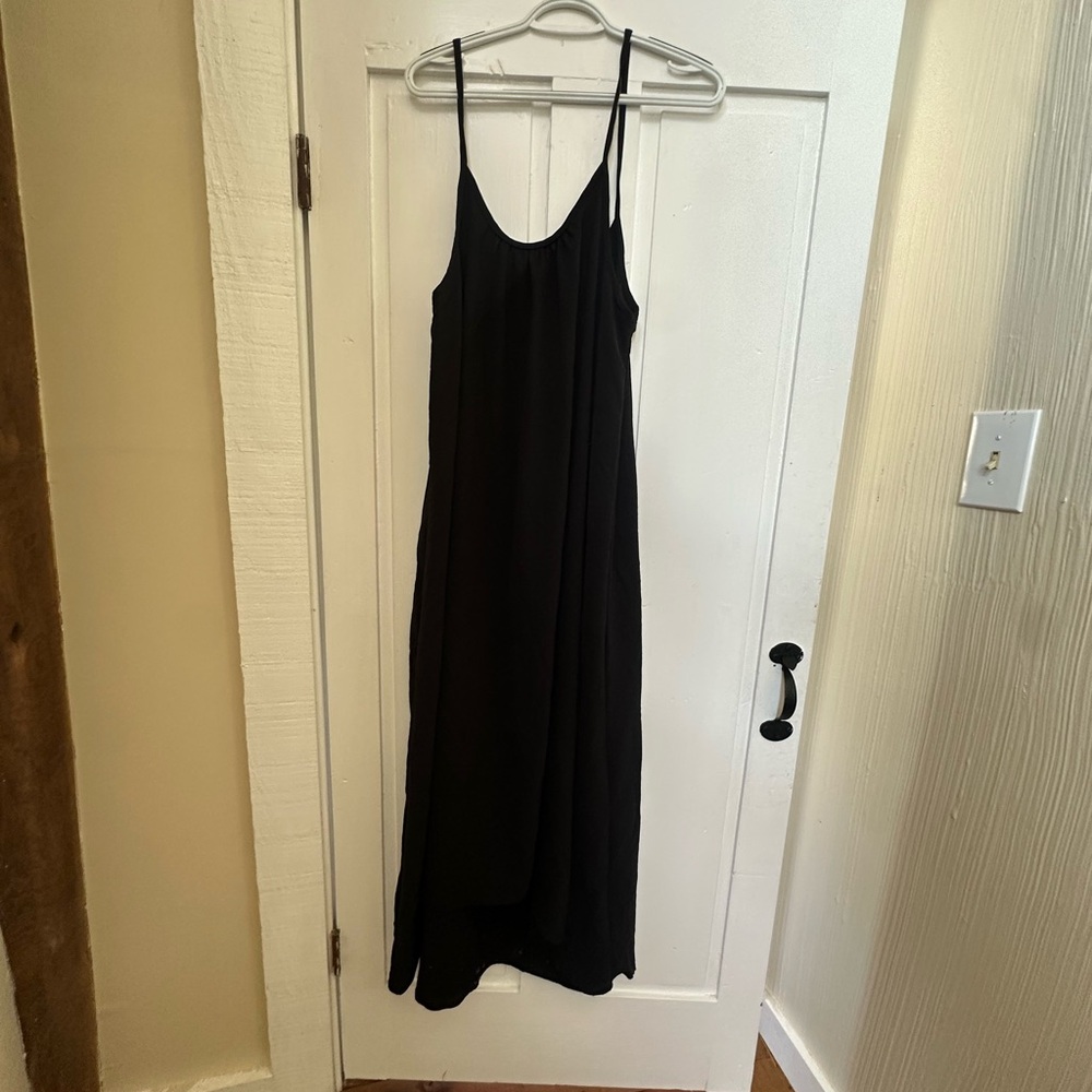 Beeson River Black Sleeveless Maxi Dress